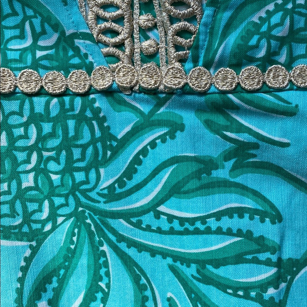 Lilly Pulitzer Elegant Strapless Blue Dress - Picture 4 of 16